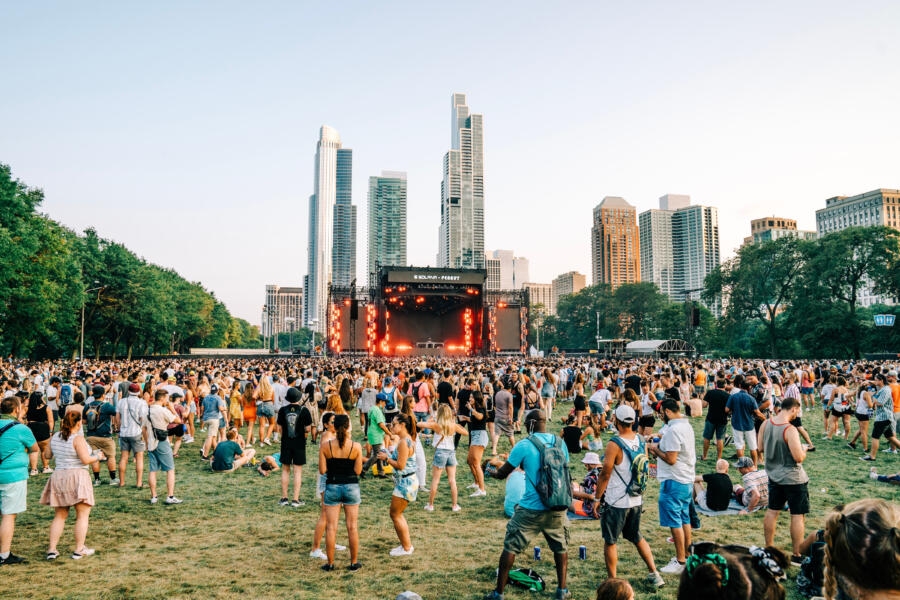 Lollapalooza stage in Grant Park